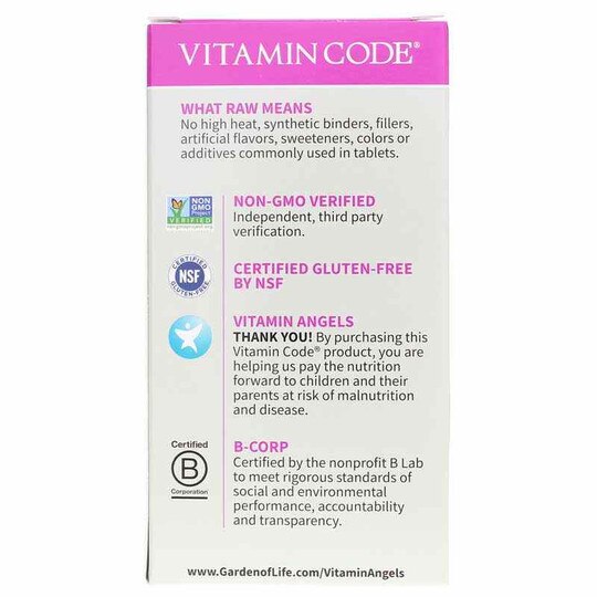 Vitamin Code Women Raw Whole Food Multivitamin, GOL